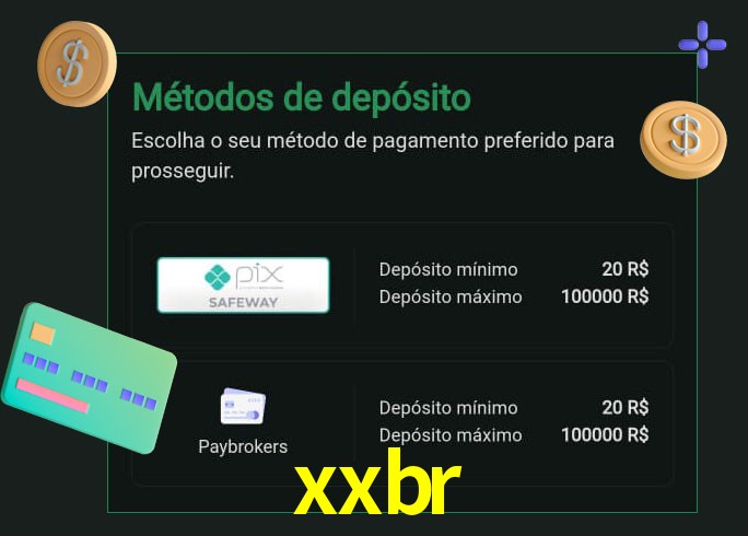 O cassino xxbr oferece uma grande variedade de métodos de pagamento